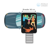 160 cm. wide softcover rooftoptents for 1-3 persons  width=