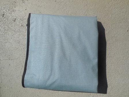 KOALA CREEK® EXPLORER luifel zijwand grijs 200x200 cm.  Rip-Stop polyester/katoen
