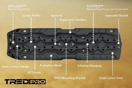 Grijs - grey - TRED PRO rijpalten sandboards twistim