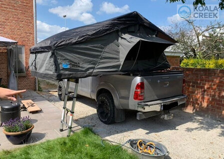 KOALA CREEK TEIDE 140L roof tent dark grey 