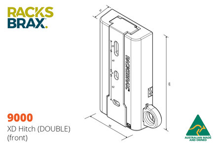 Racksbrax 9000 XD luifels snelmontage-wissel set