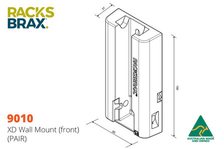 Racksbrax 9010 XD  luifels snelmontage-wissel set