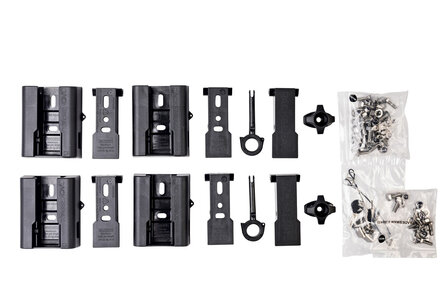 Racksbrax 8163 TRADESMAN HD 40-52 mm. afsluitbare luifel snelmontage met 3 extra montagestukken
