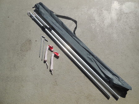 KOALA CREEK®  luifel stokken set (2 stuks)  215 cm aluminium verstelbaar