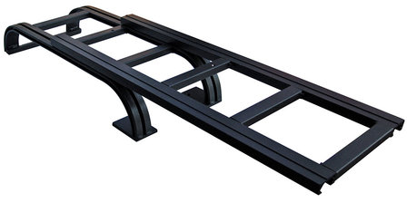 Upracks roofrack Land Rover ladder open