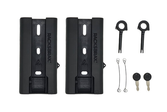 Racksbrax 9011 XD luifels snelmontage-wissel set afsluitbaar