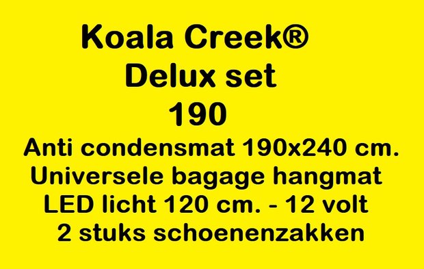 KOALA CREEK® daktent delux set 190