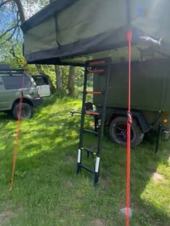 KOALA CREEK® TEIDE 160LV2 WANDERLUST daktent groen met ondertent 190 cm   