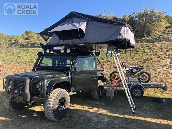 KOALA CREEK TEIDE 140L roof tent dark grey 